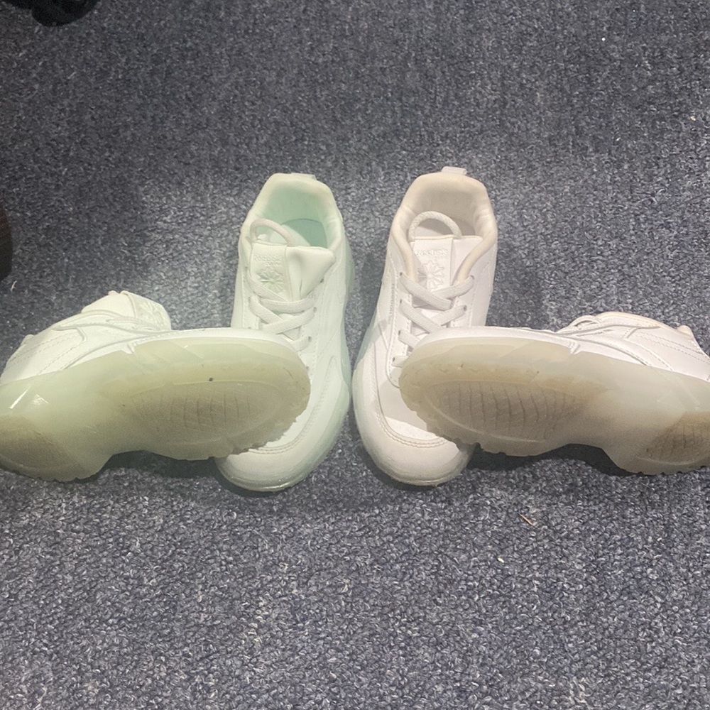 Cardi B toddler Reebooks size 10 1 pair for $25 2 pairs for $45”